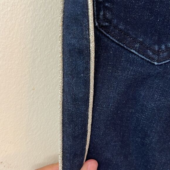 Ann Taylor Skinny Jean With Gold Piping NWT - Picture 6 of 10
